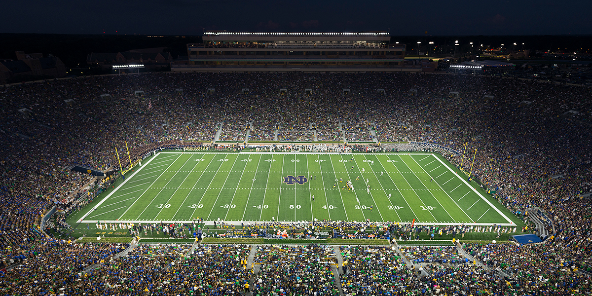 Notre Dame Stadium | Musco Sports Lighting