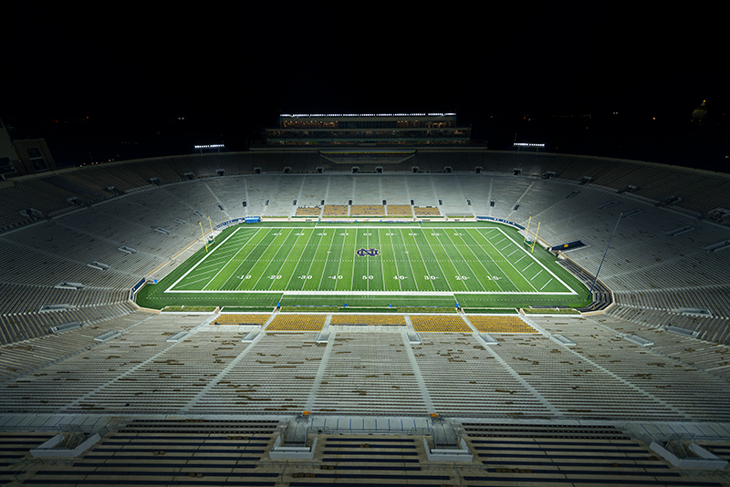 Notre Dame Stadium 1982 | Musco Sports Lighting