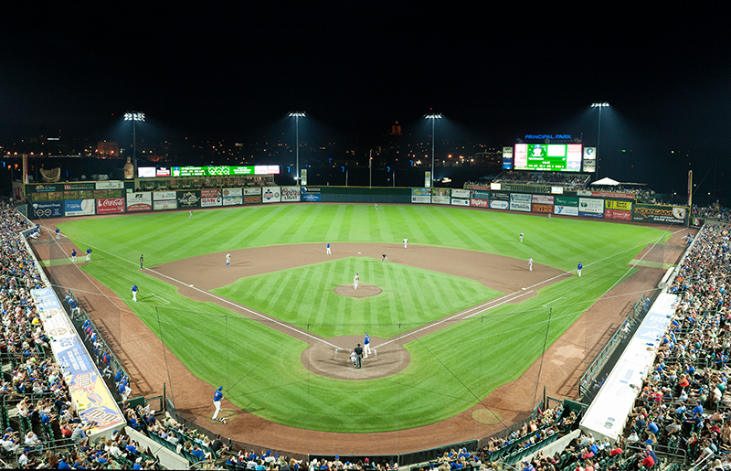 360° view of Iowa Cubs - Principal Park - Alamy