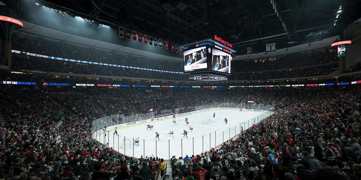 Minnesota Wild Tickets  Xcel Energy Center in St Paul