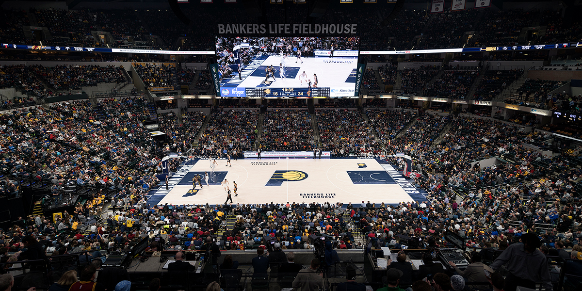 Bankers Life Fieldhouse Timelapse 