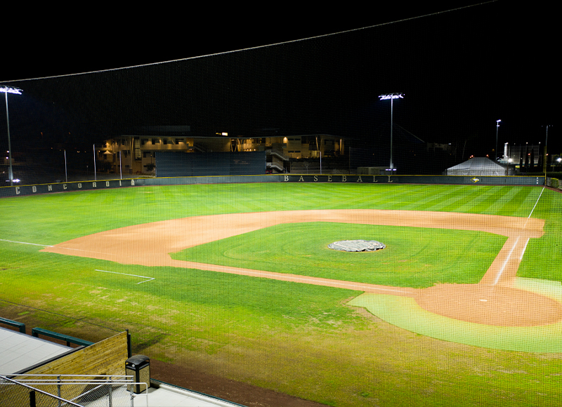 Concordia University Baseball Field Musco