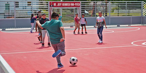 Dr. Jeff Hendred Mini-Pitch at Wilson Elementary School.